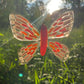Peach Butterfly Window Hanger
