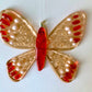 Pink and Orange Butterfly Window Hanger
