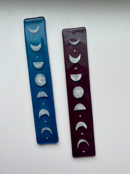 Painted Moon Phases Window Hanger