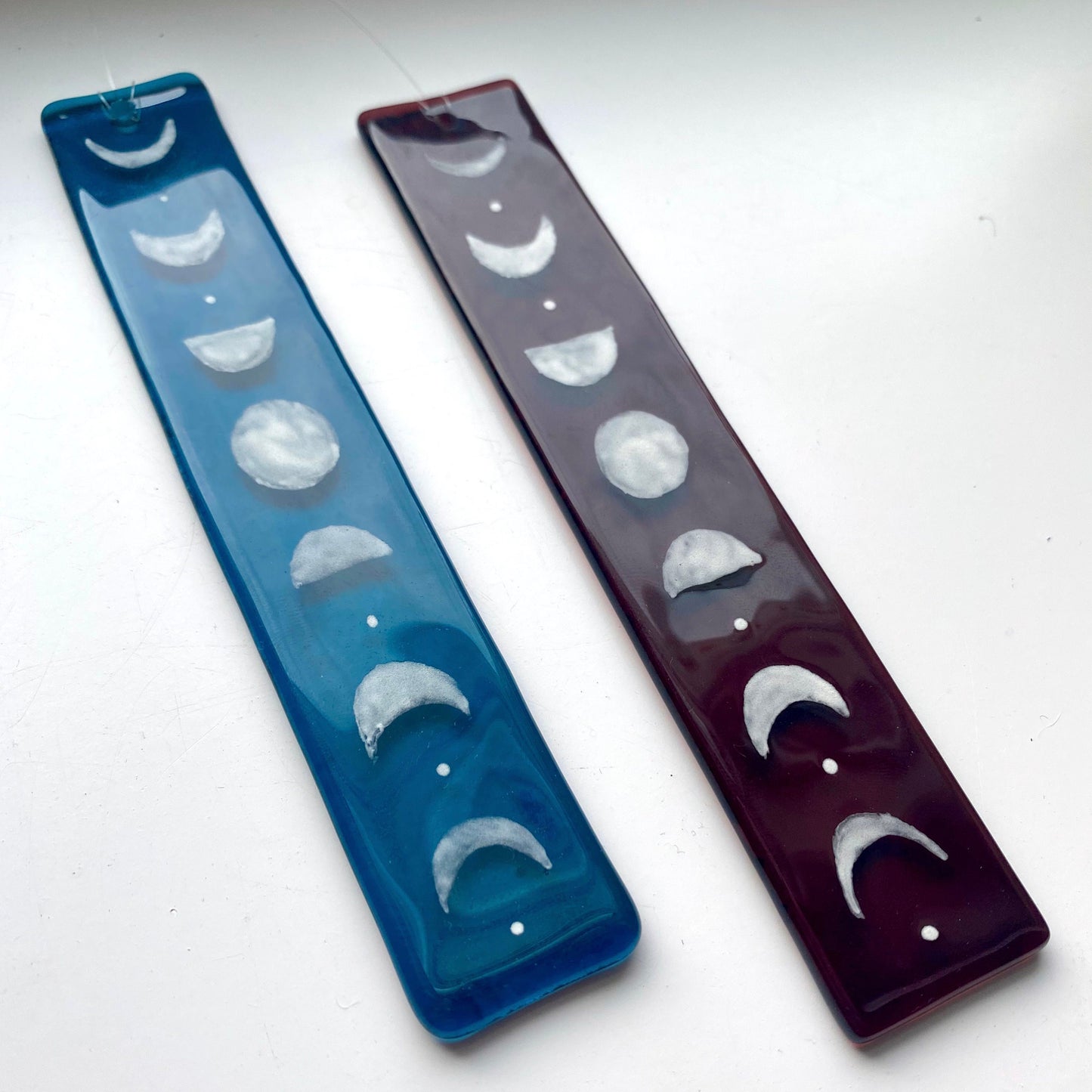 Painted Moon Phases Window Hanger