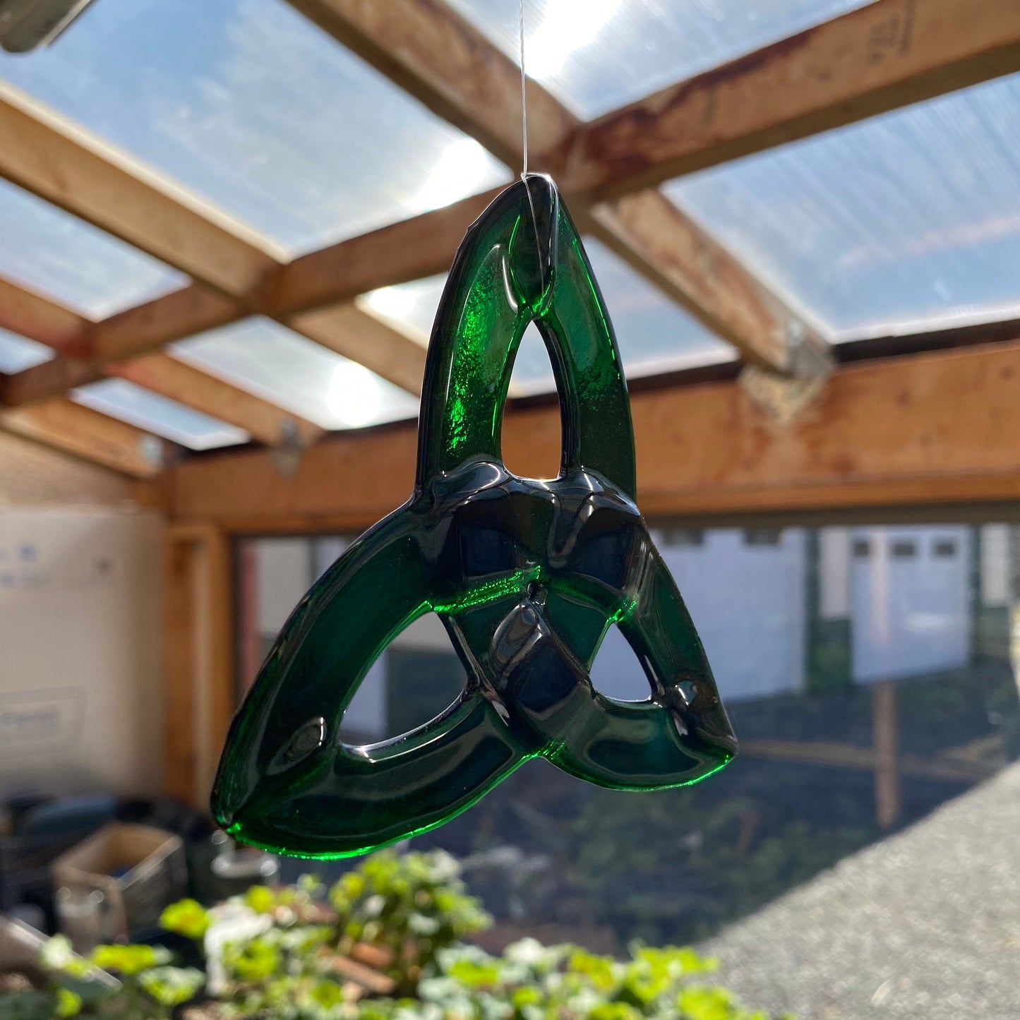 Celtic Triangle Window Hanger