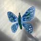 Turquoise Butterfly Window Hanger